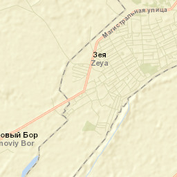 Zeya Street Map