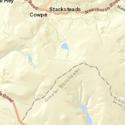 Rossendale Street Map