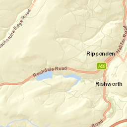 Ripponden Street Map