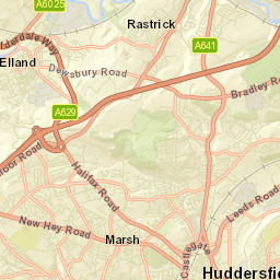 Elland Bridge, Elland, West Yorkshire HX5, UK Street Map