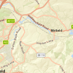 Mirfield Street Map