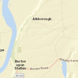 Burton upon Stather Street Map