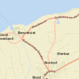 Esens Street Map