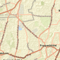 Poppenbüttel Street Map
