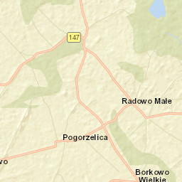 Radowo Małe Street Map