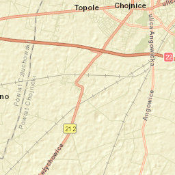 Chojnice Street Map