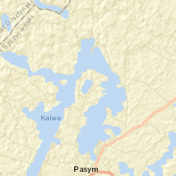 Pasym Street Map