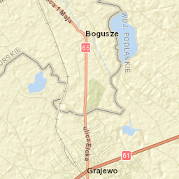 Grajewo Street Map