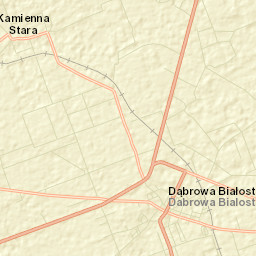 Dąbrowa Białostocka Street Map