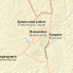 Yershichi Street Map
