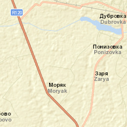 Dubrovskiy Rayon Street Map