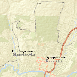 Buguruslan Street Map