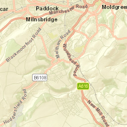 Meltham Mills Street Map