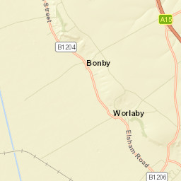 Worlaby Street Map