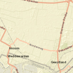Langen Street Map