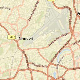 Fuhlsbüttel Street Map