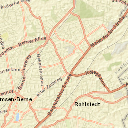 Farmsen-Berne Street Map