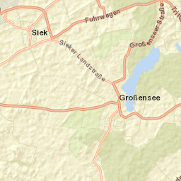 Großensee Street Map