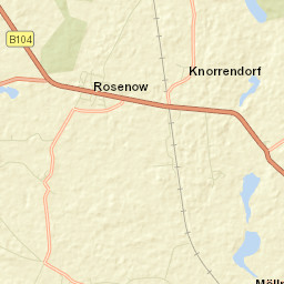 Rosenow Street Map