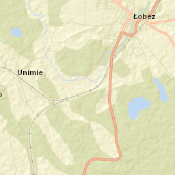 Łobez Street Map