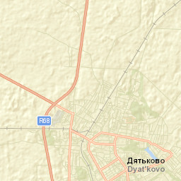 Gorod Dyat’kovo Street Map