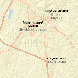 Kirgiz-Miyaki Street Map