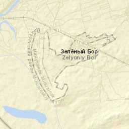 Zelënyy Bor Street Map
