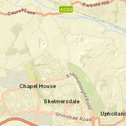 Skelmersdale Street Map