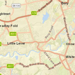 Whitefield Street Map