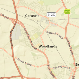 Carcroft Street Map