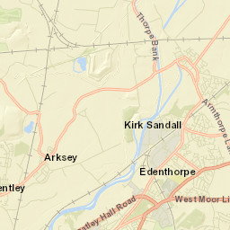 Kirk Sandall Street Map