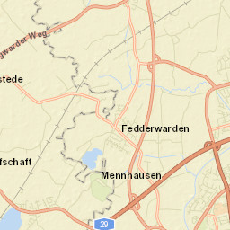 Fedderwarden Street Map
