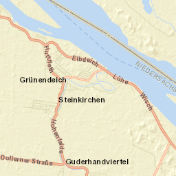 Grünendeich Street Map