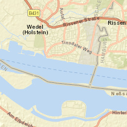 Wedel Street Map