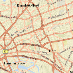 Hammerbrook Street Map