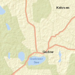 Gudow Street Map