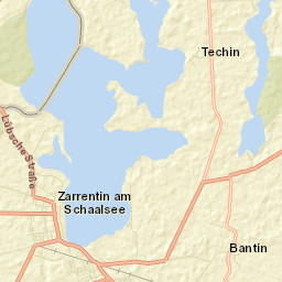 Zarrentin Street Map