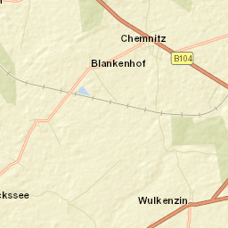 Wulkenzin Street Map