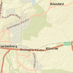 Neubrandenburg Street Map