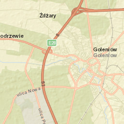 Goleniów Street Map