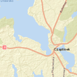 Czaplinek Street Map