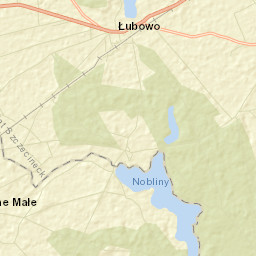 Łubowo Street Map