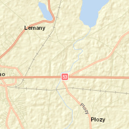 Powiat szczycieński Street Map