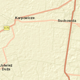 Suchowola Street Map