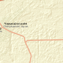 Cherykaw Street Map