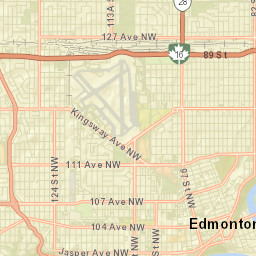 Edmonton Street Map