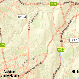 Mossley Street Map