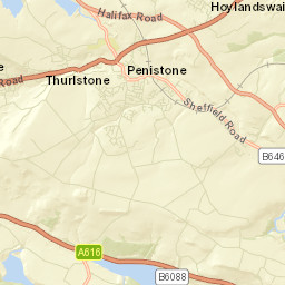 Penistone Street Map
