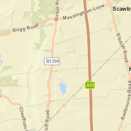 Scawby Street Map