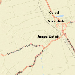 Marienhafe Street Map